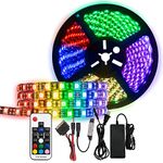 Kingwin KRGB-LED-204AD RGB Multi-Color LED Flexible Strip Kit Easy & Installation Remote Control Extra Sticky