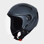 STUDDS Vogue ISI Certified Open Face Motorcycle Helmet for Men and Women with Clear Visor