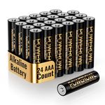 POWEROWL AAA Batteries 24 Pack - Alkaline 1.5v - High-Capacity Long Lasting Triple A Battery, 10-Year Shelf Life