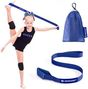 Stretching Strap for Cheer – Flexibility Stunt Strap for Cheerleaders – Durable Cheer Stretching Bands for Improved Flexibility, Range of Motion – Essential Cheer Accessories (Navy)
