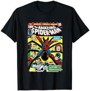 Marvel The Amazing Spider-Man Comic Book Cover T-Shirt
