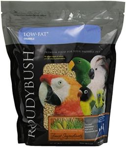 Roudybush Low Fat Bird Food, Crumbles, 44-Ounce