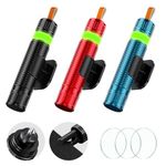 XTTANK 2-in-1 Car Window Breaker with Seatbelt Cutter, Portable Safety Hammer with Tungsten Steel Tip, Window Glass Breaker, Car Emergency Escape Tool with Luminous & Non-Slip Design (3 PCS)