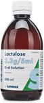 Lactulose Solution 300ml Constipation Treatment/Relief Natural Laxative