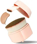 Foundation Brush, Foundation Makeup Brush, Flat Top Kabuki Face Blush Liquid Powder Brush for Blending Liquid, Cream, Flawless Powder or Facial Mask, Two Size Brushes for Multipurpose Makeup,