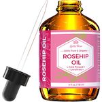 Leven Rose Rosehip Oil 118 mL – 100% Pure Cold Pressed, Natural Facial Oil for Moisturizing, Hydrating & Soft Smooth Skin – Lightweight, Non‑Greasy Skincare Oil