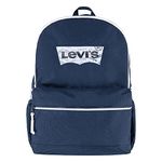 Levi's Unisex-Adults Classic Logo Backpack, Dress Blues Batwing, One Size, Dress Blues/Fill, One Size, Batwing Backpack