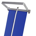 YIVIKPE 20FT Snow Roof Rake, Adjustable Aluminum Roof Snow Removal Tool, Two 3'' Wheels & 15FT 420D Oxford Cloth, Sturdy Cutting Frame with Premium Quality Materials, Anti-Slip Handle, Lightweight.