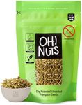 Pumpkin Seeds | Dry Roasted Unsalted | 2 lb | All-Natural Protein Power Unshelled Pepitas | Packed in New York Zip-Seal Bag for Exceptional Freshness by Oh Nuts