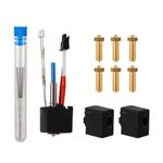 Printing Hot End Kit, with Heater Cover and Stainless Steel Hotend Hardened Nozzle for Anycbic Kobra 2/Kobra 2 Neo/Kobra 2 Pro/Kobra 2 Plus/Kobra 2 Max 3D Printer Extruder