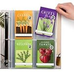 Seed Storage Organizer Sleeves (25 