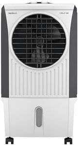 Havells Velo 36 L Personal Air Cooler for Room|Powerful Air-Delivery|With Fan & 3 Side Bacteria Shield Honeycomb Pads|Double Ball Bearing Motor|Front Wheels with Brakes|Aerodynamically designed blades
