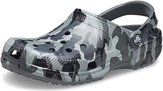 Crocs Classic Printed Camo Clog, Zoccoli Unisex - Adulto, Slate Grey/Multi, 39/40 EU