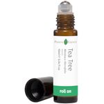 Tea Tree Oil Roll On, Refreshing Tea Tree Essential Oil Roll-On, Pre-Diluted with Jojoba Oil, Organic Tea Tree Oil for Skin Care Roller, Leak-Proof Metal Rollerball (10 mL)