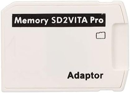 Storage Game Card Adapter, SD2VITA Memory Card Adapter for PS Vita Fast Loading, Compatible with PS Vita 1000 2000, Easy to Use - Works with HENkaku for Enso Firmware