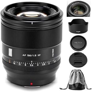VILTROX 56mm F1.2 Pro XF-Mount Lens for Fuji, 56mm f/1.2 XF APS-C Autofocus Large Aperture Lens for Fujifilm Fuji X-Mount X-A7 X-E4 X-H1 X-Pro3 X-S10 X-T4 X-T5 X-T30 XT30II X-T200 X-H2S X-S20 X-M5