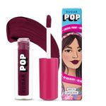 SUGAR POP Matte Lipcolour 09 Mulberry - 1.6 ml - Richly Pigmented | Super Matte | Lasts 8+ hours | Non-Drying