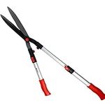 GARTOL Telescopic Hedge Shears,Long Handle Garden Shears with Very Sharp Sk5 Wavy Carbon Steel Blades,Anti-Slip Grip and Premium Rust-Resistant Steel, Gardening Tool for Hedges, Shrubs and Bushes