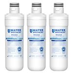 Waterspecialist MDJ64844601 Refrigerator Water Filter, for LG LT1000P, LT 1000P, LT1000PC, LT1000PCS, LFXC24796S, LSFXC2496D, ADQ74793501, ADQ74793502, Kenmore 46-9980, 9980 (Pack of 3)