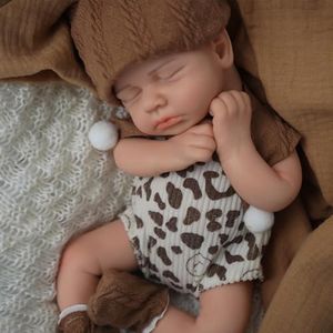 SOFTMARY Lifelike Reborn Baby Dolls - 12-inch Full Silicone Newborn, Real Life Baby Dolls with Realistic Veins & Sleeping Pose - Real Baby Reborn Gift Set for Kids Age 3+