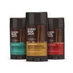 Every Man Jack Men's Deodorant Variety Set - Three Full-Sized Deodorant Sticks with Clean Ingredients & Incredible Scents - Cedar + Red Sage, Amber + Sandalwood, Sea Mineral + Citron - 85g (3 Pack)