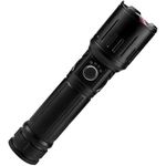 Waterproof Search Light 150w DSM for Heavy Duty Police & Army, Kishan | Lead Light Torch for 1km Aluminum Metal Body Portable Rechargeable High Brightness Flashlight Led Torch Light Black 1Ps