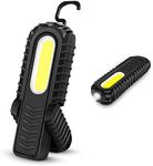 SHENKEY Rechargeable Inspection Lamp, Super Bright 5W COB LED Flood Light and 3W LED Torch with Adjustable Stand, Hook and Magnet Base Work Light for Workshop, Auto and Emergency Use