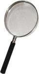 Hope Kart Magnifying Glass for Reading Lens Bilori Avardhak 50x Zoom Mobile Jewellery Kids Palmistry Watch Reparing Diamond Checking Soldering, Round, Pack of 1 (100 MM)