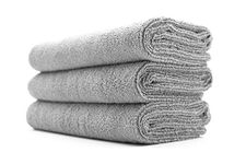 The Rag Company - Sport Towel - 16in x 27in - Ice Grey - Pack of 3