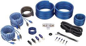 Rockville RWK42 4 Gauge 4 Chan Car Amp Wiring Installation Wire Kit (2) RCA's