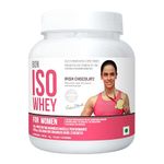 Bon ISO Whey 100% Protein Isolate Designed For Today's Women, 1kg | Muscle Recovery, Bone Strength, Empowered Health | 24g Protein, 329 mg Calcium, Folic Acid, Biotin, Vit C, B6, B12, 5.5g BCAA, Zinc and Minerals | Irish Chocolate (Pack of 1)