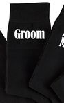 Wedding Socks for Groom, Best Man Gift, Groomsman Socks, Father of Bride, Wedding Socks (Groom)