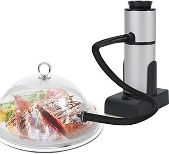 fansheng Ahumador de Cóctel, Pistola de Ahumado Portátil con Infusor de Humo para Bebidas, Whisky, Pescados, Mariscos, Ahumador En Frío Dispositivo de Ahumado de Madera para Cocina Interior