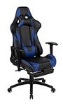 Flash Furniture Red Reclining Gaming Chair, Blue, Set of 1