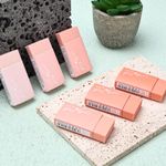 Temiary 12Pcs Cute Pencil Erasers, Bulk Eraser for Pencils, Block Eraser Easily Erase Mistakes, Mini Gradient Color Eraser for School (Pink)