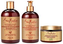 SheaMoisture Manuka Honey & Mafura Oil Intensive Hydration Combination Set – Includes 13 oz. Shampoo, 13 oz. Conditioner & 12 oz. Hair Masque