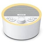 RENPHO White Noise Machine Rechargeable, Sound Machine with 8 Night Light for Baby Sleep, Sleep Machine Non-looping 29 HI-FI Soothing Sounds for Relaxation, for Travel, Home, Office Privacy