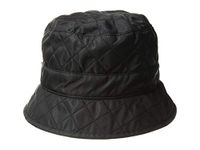 San Diego Hat Company Women's Packable Quilted Rain Hat, Black One Size