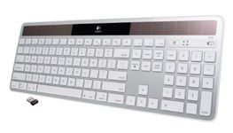 Logitech K750 Wireless Solar Keyboard, White (920-003677)