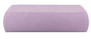 Casa Copenhagen - Egyptian Cotton Waffle 1 Pcs Large Bath Towel (75 X 150cm) Colour : Purple Rose