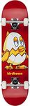 Birdhouse Skateboards Beginner Grade Mini Chicken Complete Skateboard, Red, 7.375"