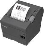 Epson TM-T88V Thermal Receipt Printer, USB and Serial Interfaces, Auto-Cutter. Includes Power Supply. Color: Dark Gray. (Interface Cables Not Included) (1