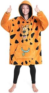 Scooby-Doo! Oversized Hoodie Blanket for Kids, Official Merchandise (Brown), Brown, One Size