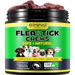 Sanrik Dog Flea and Tick Treatment, Flea and Tick Prevention for Dogs, Oral Flea Pills for Dogs, 150 Soft Chewable Tablets, Dog Flea Treatment for Small, Medium, Large Dogs (Duck)