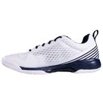 Salming Viper SL Men's Squash Shoes, White/Navy, 11