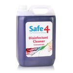 Safe4 5L Professional Pet & Animal Safe Multi-Purpose Disinfectant Cleaner Concentrate – Lavender - Ideal for Home, Animal, Bird & Pet Cages, Vets & General Commercial & Domestic Cleaning – UK Made