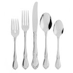 Oneida 2610005BA Chateau 5-Piece Fine Flatware Place Setting, Service for 1