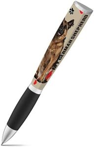 I Love My Dog Ballpoint Pen (1 Pen, 3-Sided) Dog Birthday Cute Pens, Fun Pens Dog Lovers Gifts For Women & Dog Dad Cool Pens, Dog Mom Gifts - Cute School Supplies Dog Pens (German Shepherd Gift)