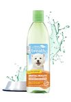 TropiClean Fresh Breath Dog Teeth Cleaning – Dog Dental Care for Bad Breath - Breath Freshener - Water Additive Mouthwash – Helps Remove Plaque Off Dogs Teeth, Skin Health, 473ml