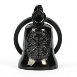 Guardian Bell for Motorbikes: Gremlin Bell Motorbike | Viking Vegvisir Nordic Motorcycle Bell, Keychain Lucky Gifts for Men